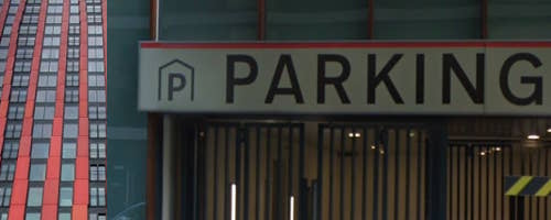 Parkeergarage red apple Rotterdam